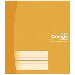 Зошит загальний Школярик на скобі в лінію 36 аркушів Orange (036-3676L)