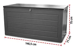 Садовий ящик для зберігання HECHT BOX XL - мініатюра 7