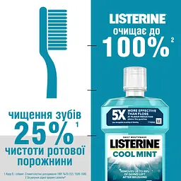 Ополіскувач для ротової порожнини Listerine Свіжа м'ята Захист ясен 500 мл (103060080) - мініатюра 4