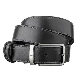 Ремінь штани двосторонній чоловічий Grande Pelle 11156 синій та чорний 120 см - мініатюра 7