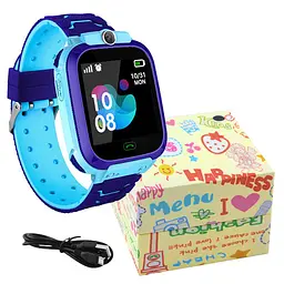 Дитячий смарт-годинник c GPS Smart baby watch TD07S + камера Блакитний + карта пам'яті micro KINGSTON 16Gb - мініатюра 4