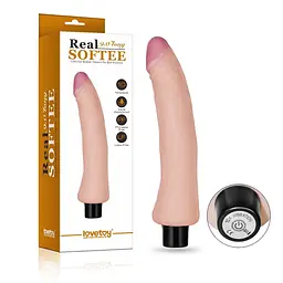 Вібратор Lovetoy Real Softee 24 см тілесний - мініатюра 8
