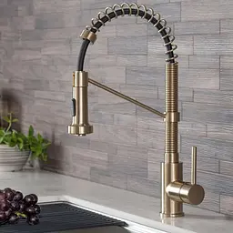 Змішувач для кухні Kraus Bolden KPF-1610BG, Золотий - мініатюра 2