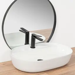 Умивальник Rea Aura 60,5x40,5 white (REA-U7900) - мініатюра 3
