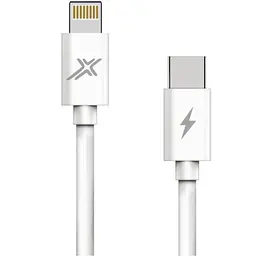 Дата кабель USB-C to Lightning 1.2m white Grand-X (CL-07)
