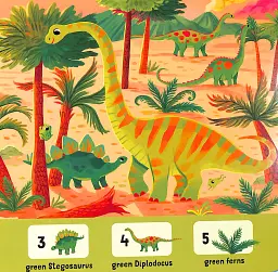 I Can Spy a Dinosaur. Spotting, Counting, Colours - Лара Мерфі - мініатюра 3