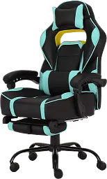 Геймерське крісло GT Racer чорне з ментоловим (X-2748 Black/Mint) - мініатюра 3