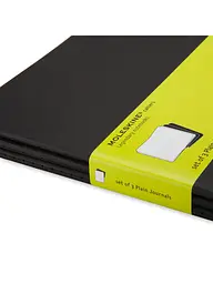 Записник Moleskine Cahier великий, Нелінований Чорний (QP323) - мініатюра 2