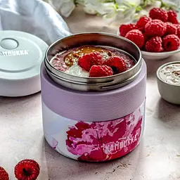 Термоконтейнер для їжі Kambukka Bora Pink Blossom, 400 мл, рожевий (11-06003) - мініатюра 8