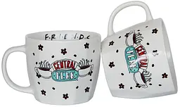Чашка Warner Bros Flat Friends. Central Perk порцелянова біла 400 мл (75001733) - мініатюра 2