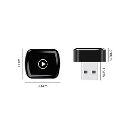 Бездротовий USB адаптер CarAIBOX EC15-GD 2в1 для Apple CarPlay та Android Auto - мініатюра 9