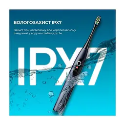 Электрическая зубная щетка Oclean X Plus Pro Digital Blue (6970810556186) - миниатюра 2