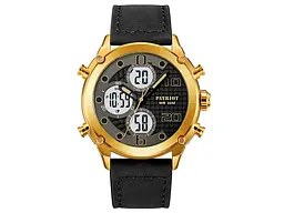 Чоловічий наручний годинник 017LGDWT Gold-White Leather Patriot acs0030985 - мініатюра 2