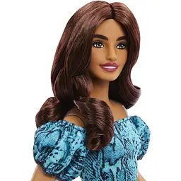 Лялька Barbie Модниця у бірюзовому вбранні з анімалістичним принтом (JJN63) - мініатюра 4