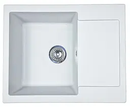 Кухонна мийка Adamant Minimal 615x495x200 білий 000008525, Білий