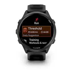 Смарт-годинник Garmin Forerunner 570 47mm Slate Gray with Black/Translucent Black Silicone with Slate Buckle (010-02971-40) - мініатюра 2