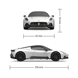 Автомобіль KS Drive на р/к Maserati MC20, 1:24, 2.4Ghz білий (124GMMW) - мініатюра 6