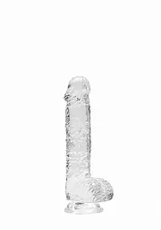 Фалоімітатор - Realrock Dildo 6" Transparent - мініатюра 6