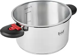 Каструля з кришкою Krauff 26-303-021 4.7 л 22 см срібляста - мініатюра 5