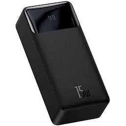 Портативна батарея Baseus Bipow Digital Display 30000 mAh 15W PPDML-K01 Black - мініатюра 4
