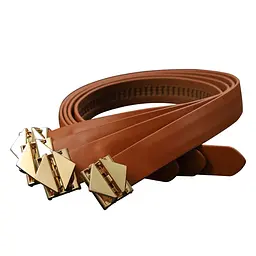 Набір фіксаторів для рук та ніг LOCKINK Hogtie Set, коричневий, ремені з натуральної шкіри - мініатюра 5