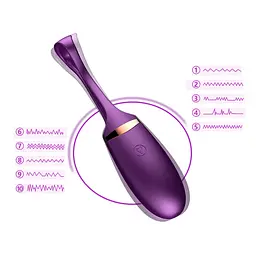 Віброяйце B - Series Fox Love EGG, 14.5 см (фіолетовий) - мініатюра 8