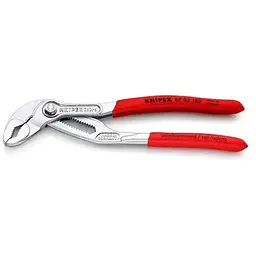 Кліщі сантехнічні переставні високотехнологічні Ø42мм Cobra KNIPEX 87 03 180, хромовані