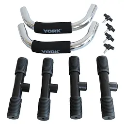 Упори для віджимань York Fitness (пара), хром - мініатюра 6