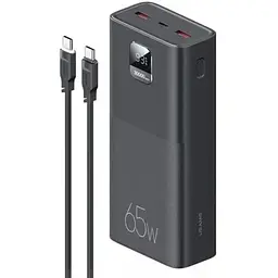 Зовнішній акумулятор Usams PB68 (US-CD185) 30000 мАг 65W з дисплеєм - мініатюра 7