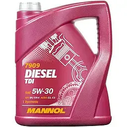 Олива моторна Mannol Diesel TDI 5W-30 SN 5 л (182912)