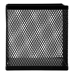 Бокс для паперу Buromax металевий 10х10х10 см чорний (BM.6215-01) - мініатюра 4