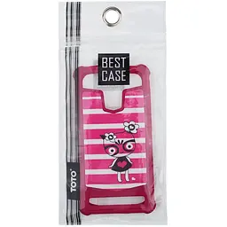 Чохол-накладка Toto Universal TPU case with image 5.5" Kitty Red - мініатюра 2