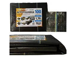 Агроволокно SHADOW 100г/м2 10м 1,7 Чорне арт.АГРП0004 - мініатюра 4