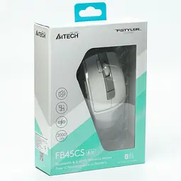 Миша A4Tech Fstyler FB45CS Air Wireless Silver White (FB45CS Air Silver White) - мініатюра 8
