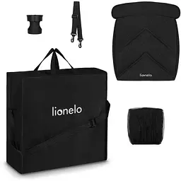 Прогулянкова коляска Lionelo Cloe Black Onyx, чорна (LO-CLOE BLACK ONYX) - мініатюра 11