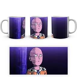 Кухоль GeekLand Ванпанчмен One Punch Man Сайтама OPM 02.10 330 мл білий - мініатюра 3