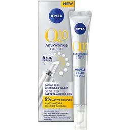 Сироватка-філлер NIVEA Q10 Експерт проти зморщок з направленою дією 15 мл (98750)