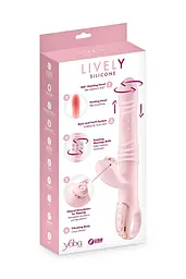 Вібратор-кролик 6в1 Yoba Lively - миниатюра 5