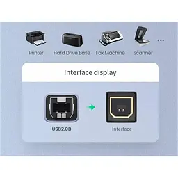 Перехідник Ugreen US382 USB-C to USB-B Aluminium Case (20120) [134318] - мініатюра 4