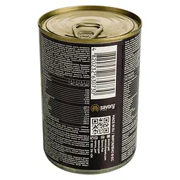 Набір вологого корму для дорослих стерилізованих кішок Savory Cat Can Adult Sterilised з ягням 6 шт x 400 г - мініатюра 4