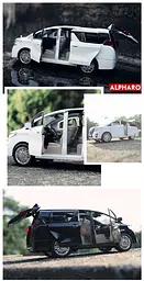 Колекційна металева модель автомобіля АвтоЕксперт Toyota Alphard з інерцією, світлом та звуком 1:24 - мініатюра 10