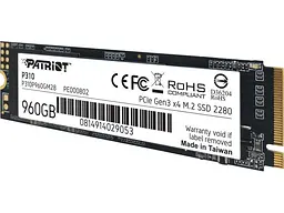 SSD-накопичувач Patriot P310 960 GB (P310P960GM28) - мініатюра 2
