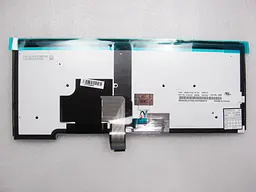 Клавіатура для ноутбуків Lenovo ThinkPad T440/T450/T460 Series чорна з чорною рамкою з підсвіткою з трекпоінтом - мініатюра 2