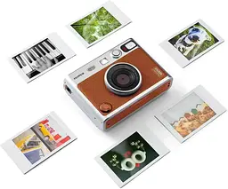 Подарунковий набір камера Fujifilm Instax Mini EVO, Фотопапір 50 шт, Чохол, Фотоальбом 108 фото Коричневий - мініатюра 4