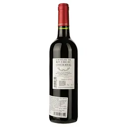 Вино Chateau De Rivereau 2019 червоне сухе 0.75 л - мініатюра 2