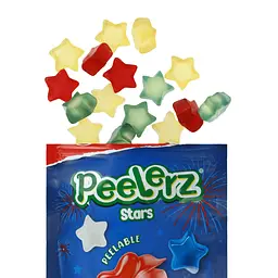 Жувальні цукерки Amos Peelerz Stars 170г - мініатюра 2