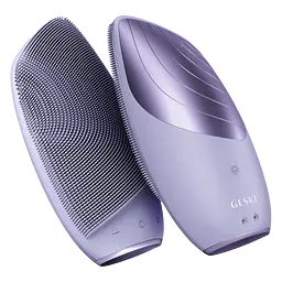 Електронна звукова термощітка для обличчя GESKE Sonic Thermo Facial Brush 6 в 1 фіолетова - мініатюра 2