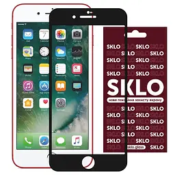 Захисне скло SKLO 3D для Apple iPhone 7 / 8 / SE (2020) (4.7) Чорний