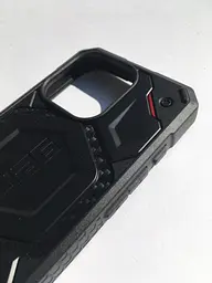 Чохол протиударний UAG Monarch Pro MagSafe (Original) для iPhone 16 Pro (6.3") Carbon Fiber Red 1144911F4242 - мініатюра 8