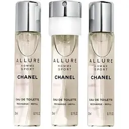 Туалетна вода Chanel Allure Homme Sport Eau Extreme 3 x 20 мл
